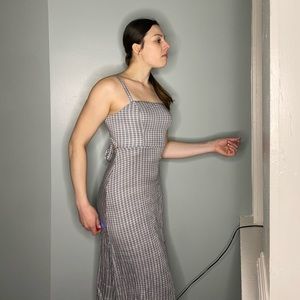 UO Black & White checked Sundress